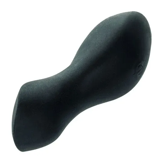 Masseur vibrant CalExotics Boundless Perfect Curve en silicone violet, forme conique incurvée, 10 fonctions, rechargeable USB