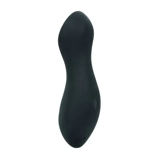 Masseur vibrant CalExotics Boundless Perfect Curve en silicone violet, forme conique incurvée, 10 fonctions, rechargeable USB