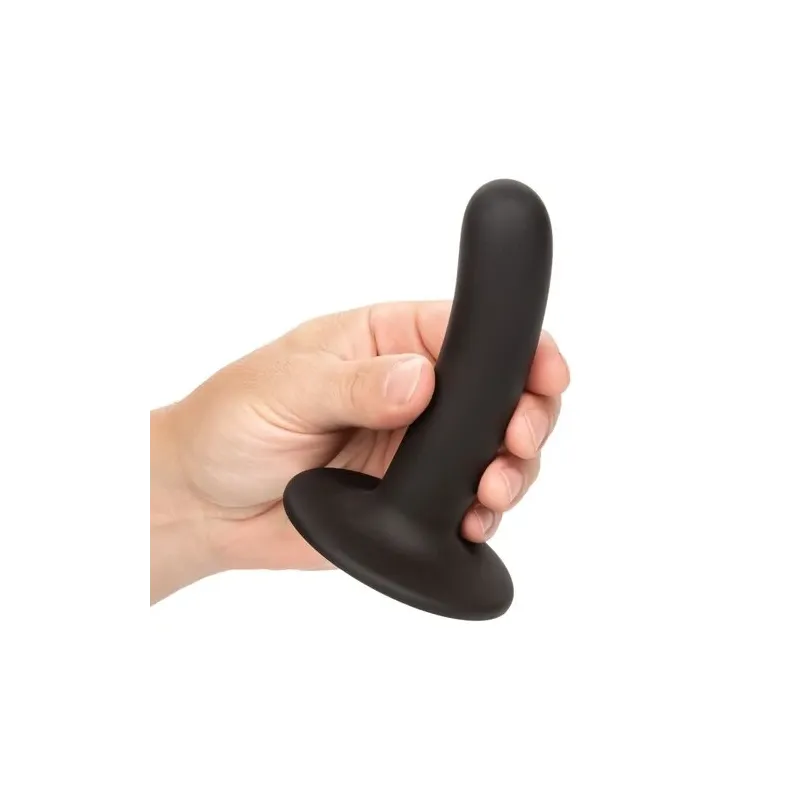 Dildo liscio in silicone 12 cm Calexotics, base ventosa compatibile con imbracatura