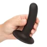 Smooth silicone dildo 12 cm by Calexotics, suction cup base harness compatible