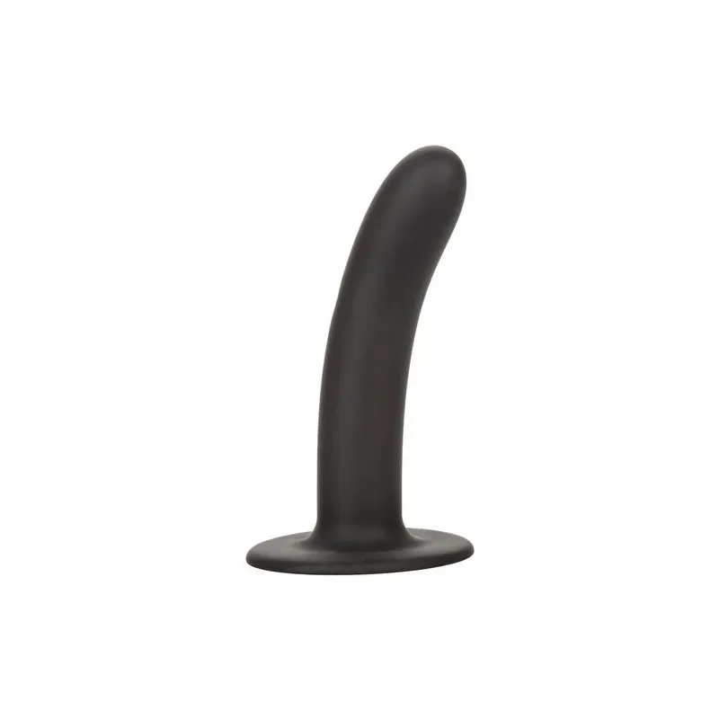 Godet en silicone Calexotics Boundless 15,3 cm courbé lisse avec ventouse et base compatible harnais