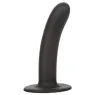 Godet en silicone Calexotics Boundless 15,3 cm courbé lisse avec ventouse et base compatible harnais