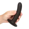 Godet en silicone Calexotics Boundless 15,3 cm courbé lisse avec ventouse et base compatible harnais
