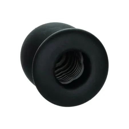 CalExotics Boundless FTM stroker reversibile 5cm in silicone liquido, superficie liscia e rigata per doppio piacere