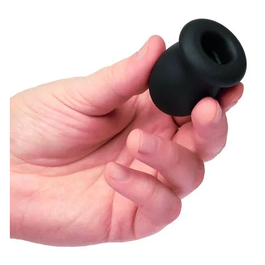 CalExotics Boundless FTM stroker reversibile 5cm in silicone liquido, superficie liscia e rigata per doppio piacere