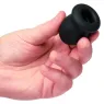 CalExotics Boundless FTM stroker reversibile 5cm in silicone liquido, superficie liscia e rigata per doppio piacere