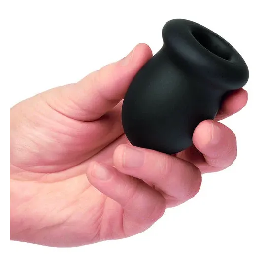 CalExotics Boundless FTM stroker réversible en silicone liquide 7 cm, surface lisse et striée, effet aspiration