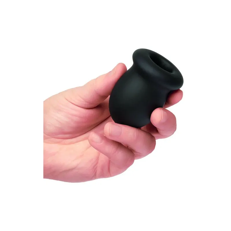 CalExotics Boundless FTM stroker reversibile 7 cm, silicone liquido, lato liscio e rigato, effetto ventosa