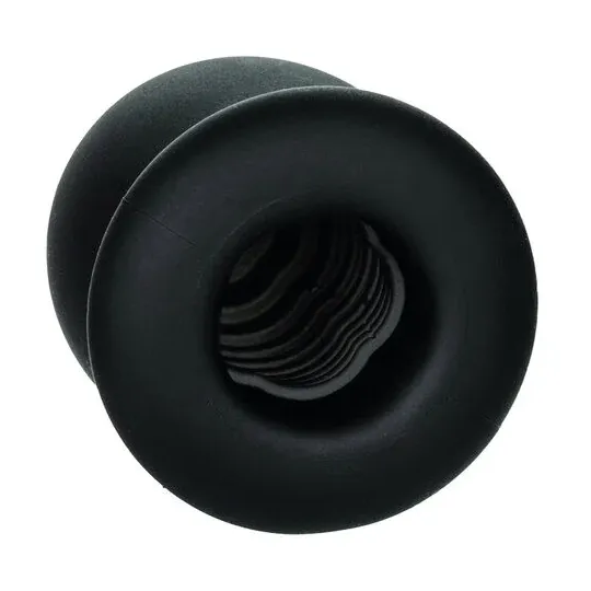 CalExotics Boundless FTM Stroker reversibel 7 cm, flüssiges Silikon, glatte und geriffelte Oberfläche, Saugwirkung