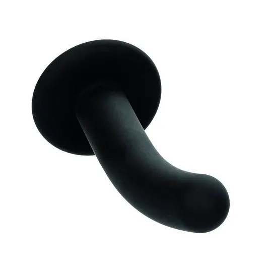 Kit de arnés curvo de silicona CalExotics con correa ajustable y tres sondas curvas para estimulación variada