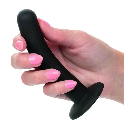 CalExotics curved silicone strap-on kit with adjustable harness and three curved probes for varied stimulation