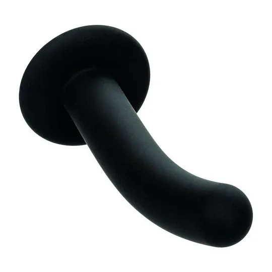 Kit de arnés curvo de silicona CalExotics con correa ajustable y tres sondas curvas para estimulación variada