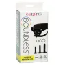 Kit de chevilles en silicone CalExotics avec trois sondes progressives et harnais ajustable, pour une exploration intime en douc