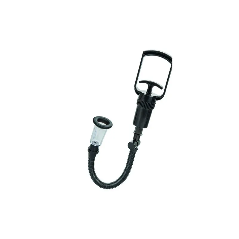 CalExotics body pump kit with three cylinders of different sizes and adjustable suction valve for controlled vacuum.