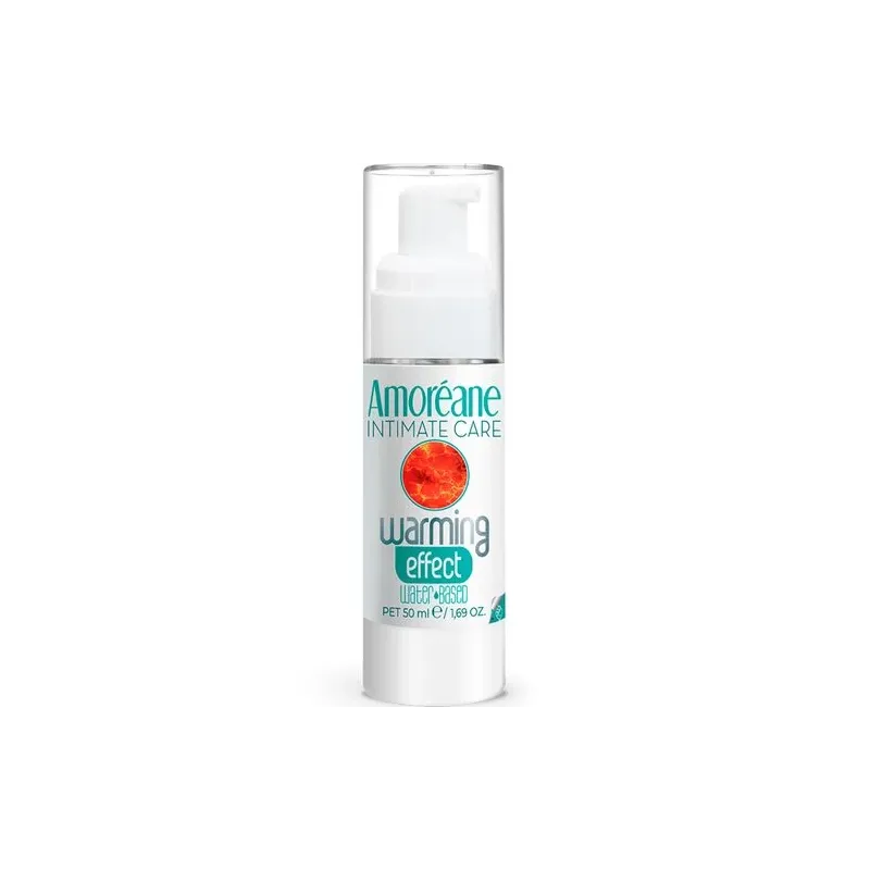 Flacon de lubrifiant intime chauffant Amoreane 50 ml - Gel à effet thermique pour plaisir intense
