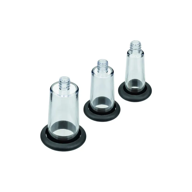 CalExotics body pump kit with three cylinders of different sizes and adjustable suction valve for controlled vacuum.
