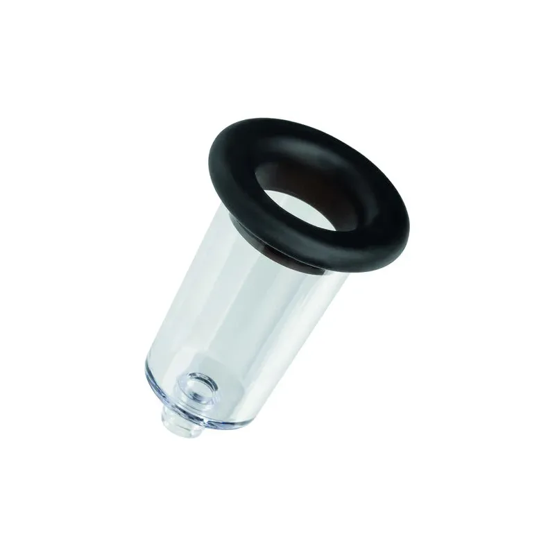 Kit de pompe corporelle CalExotics avec trois cylindres de diamètres différents et valve de purge pour aspiration réglable.