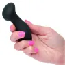 Mini masseur CalExotics Boundless en silicone liquide, étanche IPX7, rechargeable, forme arrondie.