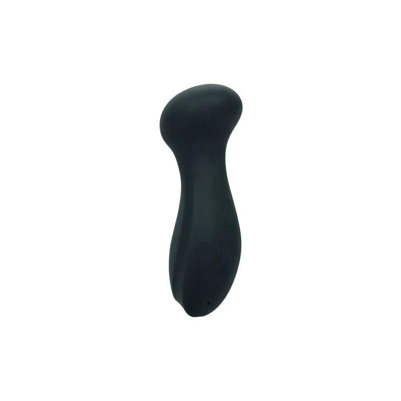 Mini masseur CalExotics Boundless en silicone liquide, étanche IPX7, rechargeable, forme arrondie.