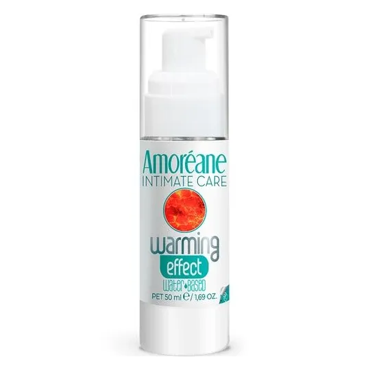 Lubrificante riscaldante Amoreane 50 ml - Gel intimo a effetto calore per piacere intenso