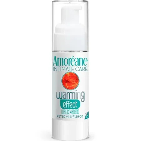 Lubrificante riscaldante Amoreane 50 ml - Gel intimo a effetto calore per piacere intenso