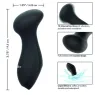 Mini masseur CalExotics Boundless en silicone liquide, étanche IPX7, rechargeable, forme arrondie.