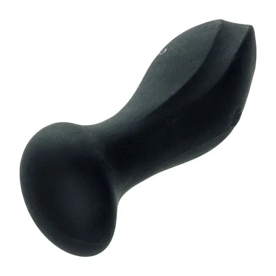 Mini masseur CalExotics Boundless en silicone liquide, étanche IPX7, rechargeable, forme arrondie.