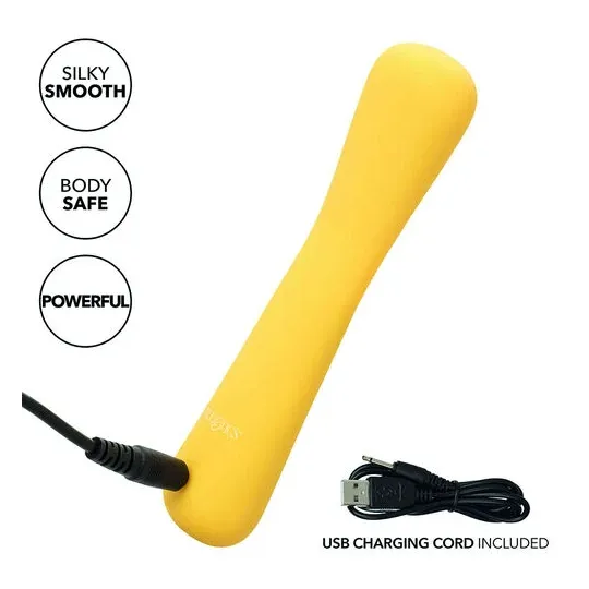 Mini masseur flexible CalExotics Boundless FlexiWand en silicone violet avec 10 modes vibrants