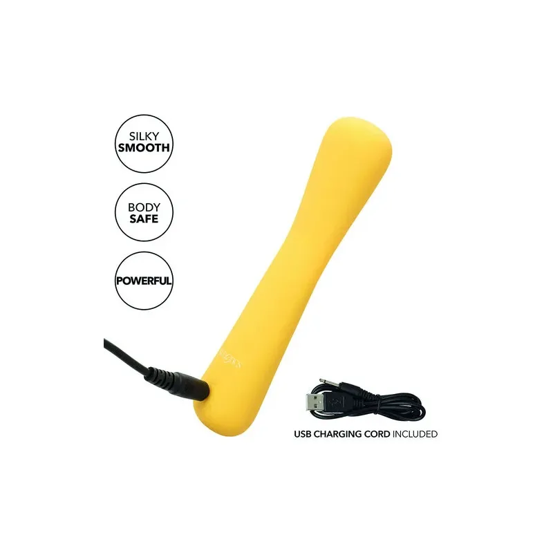 Mini masseur flexible CalExotics Boundless FlexiWand en silicone violet avec 10 modes vibrants