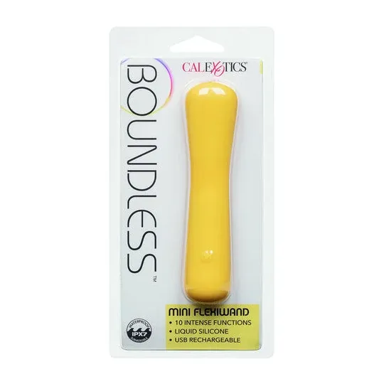Mini masseur flexible CalExotics Boundless FlexiWand en silicone violet avec 10 modes vibrants