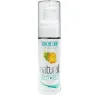Lubrifiant à base d'eau parfum ananas 50ml - Amoreane - Flacon transparent avec liquide jaune