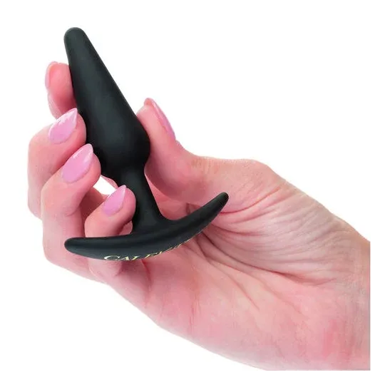 Prise anale slim en silicone flexible CalExotics Boundless forme effilée pour insertion douce