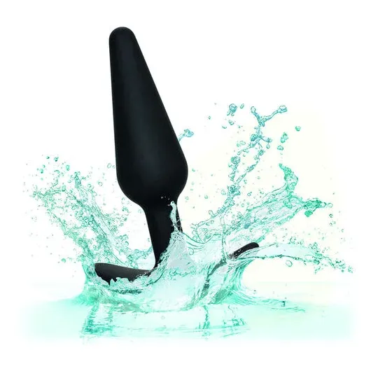Prise anale slim en silicone flexible CalExotics Boundless forme effilée pour insertion douce