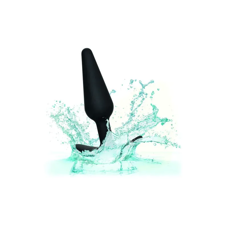 Prise anale slim en silicone flexible CalExotics Boundless forme effilée pour insertion douce