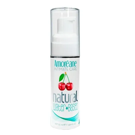 Wasserbasiertes Gleitgel mit Kirschgeschmack 50 ml AMOREANE - Intimgel zur Befeuchtung
