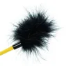 CalExotics Boundless Récolte de Plumes plumeau à double extrémité avec cravache en fausse fourrure, jeu sensoriel.