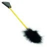 CalExotics Boundless Récolte de Plumes plumeau à double extrémité avec cravache en fausse fourrure, jeu sensoriel.