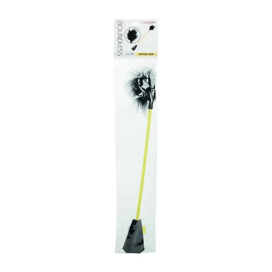 CalExotics Boundless Récolte de Plumes plumeau à double extrémité avec cravache en fausse fourrure, jeu sensoriel.