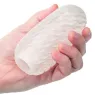 CalExotics Boundless reversibler Squishy Ball Stimulator gelb - Gesamtansicht mit weicher abnehmbarer Kugel und glatter sowie ge
