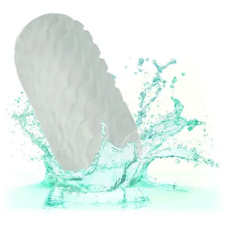 Masturbatore reversibile CalExotics grigio con pallina rimovibile e texture liscia e rigata.