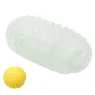 CalExotics reversible male stroker in gray with removable ball, smooth and ribbed textures.