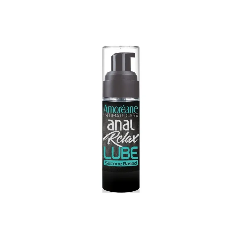 Flacon lubrifiant anal relaxant silicone Amoreane 30ml vue avant
