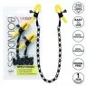 CalExotics Boundless adjustable nipple clamps with crystal chain and silicone tips for teasing stimulation