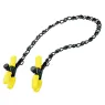 CalExotics Boundless adjustable nipple clamps with crystal chain and silicone tips for teasing stimulation