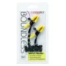 CalExotics Boundless adjustable nipple clamps with crystal chain and silicone tips for teasing stimulation