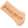 Calexotics Boundless Vulva Stroker light skin - male stroker in Pure Skin with multi-textured chamber for suction sensation