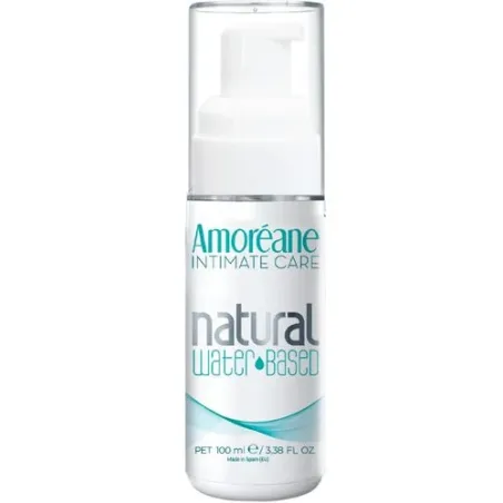 Lubrificante intimo naturale a base d'acqua 100 ml - AMOREANE - flacone airless trasparente