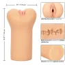 Calexotics Boundless Vulva Stroker light skin - male stroker in Pure Skin with multi-textured chamber for suction sensation