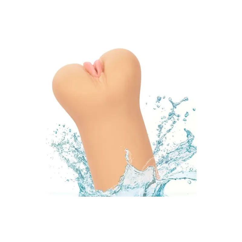 Calexotics Boundless Vulva Stroker light skin - male stroker in Pure Skin with multi-textured chamber for suction sensation