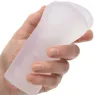 Clear vulva stroker CALEXOTICS in realistic Pure Skin material with closed end